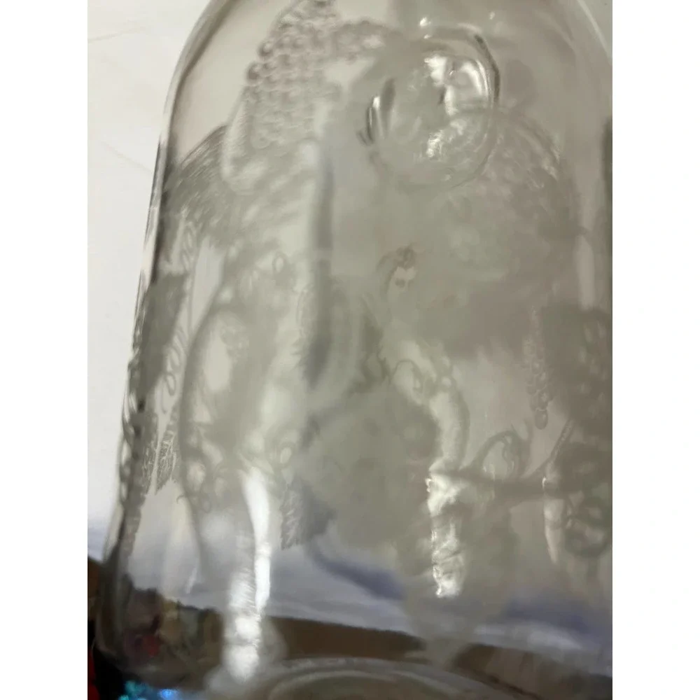 Norman Kosarin 1989 Paul Mason‎ Vineyards Etched Angels Glass Carafe